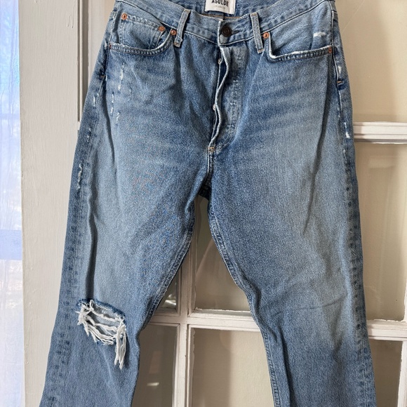 AGOLDE Riley High Rise Straight Crop - Picture 2 of 5